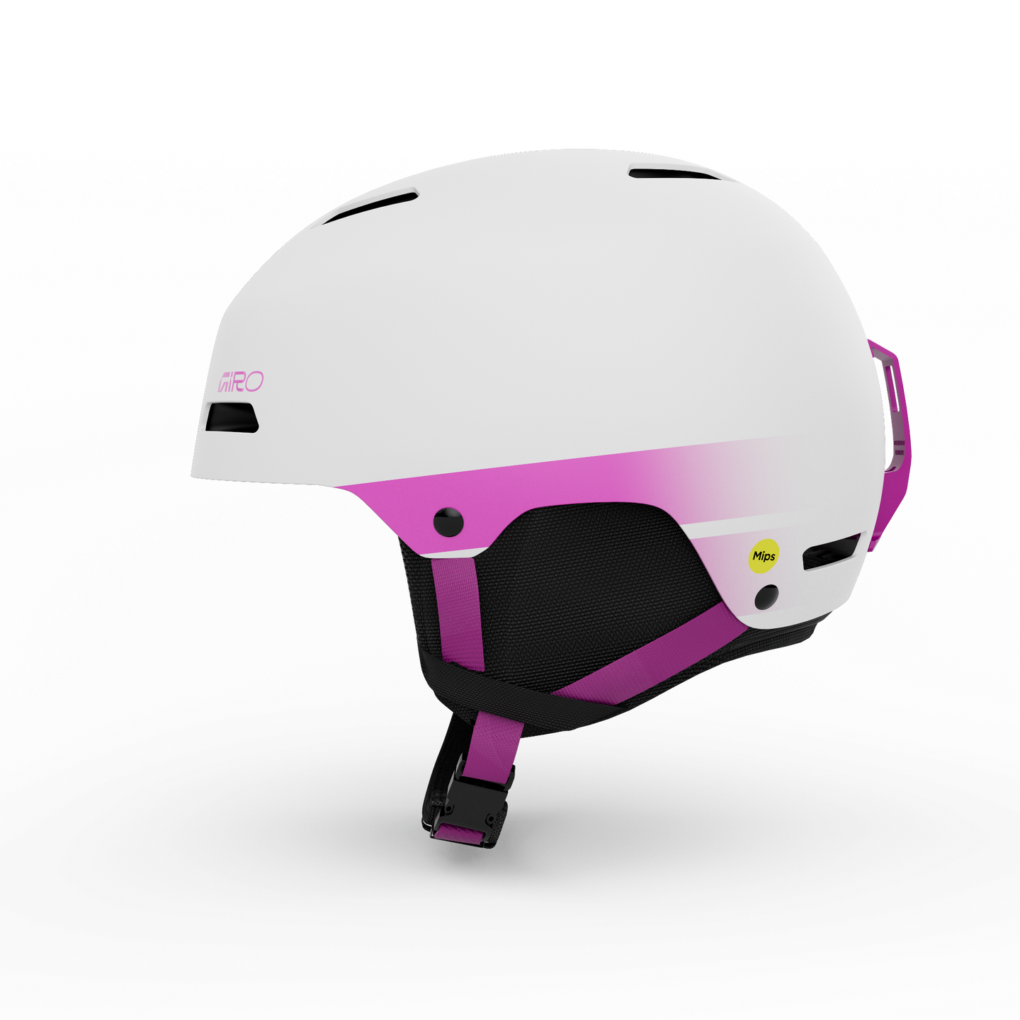 Snow Helmet GIRO LEDGE FIT MIPS- White & Pink
