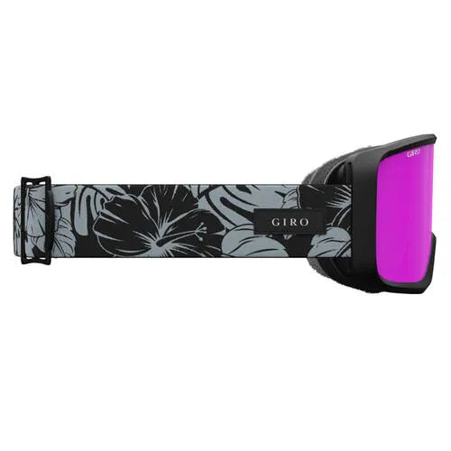 Snow Goggles SAGEN GIRO Black Grey Botanical / Amber Pink + Yellow Lenses