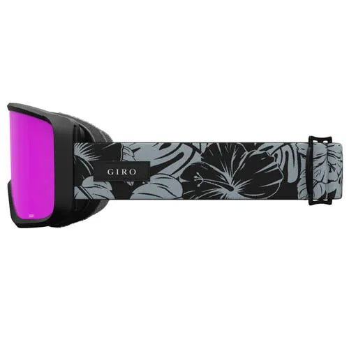 Snow Goggles SAGEN GIRO Black Grey Botanical / Amber Pink + Yellow Lenses