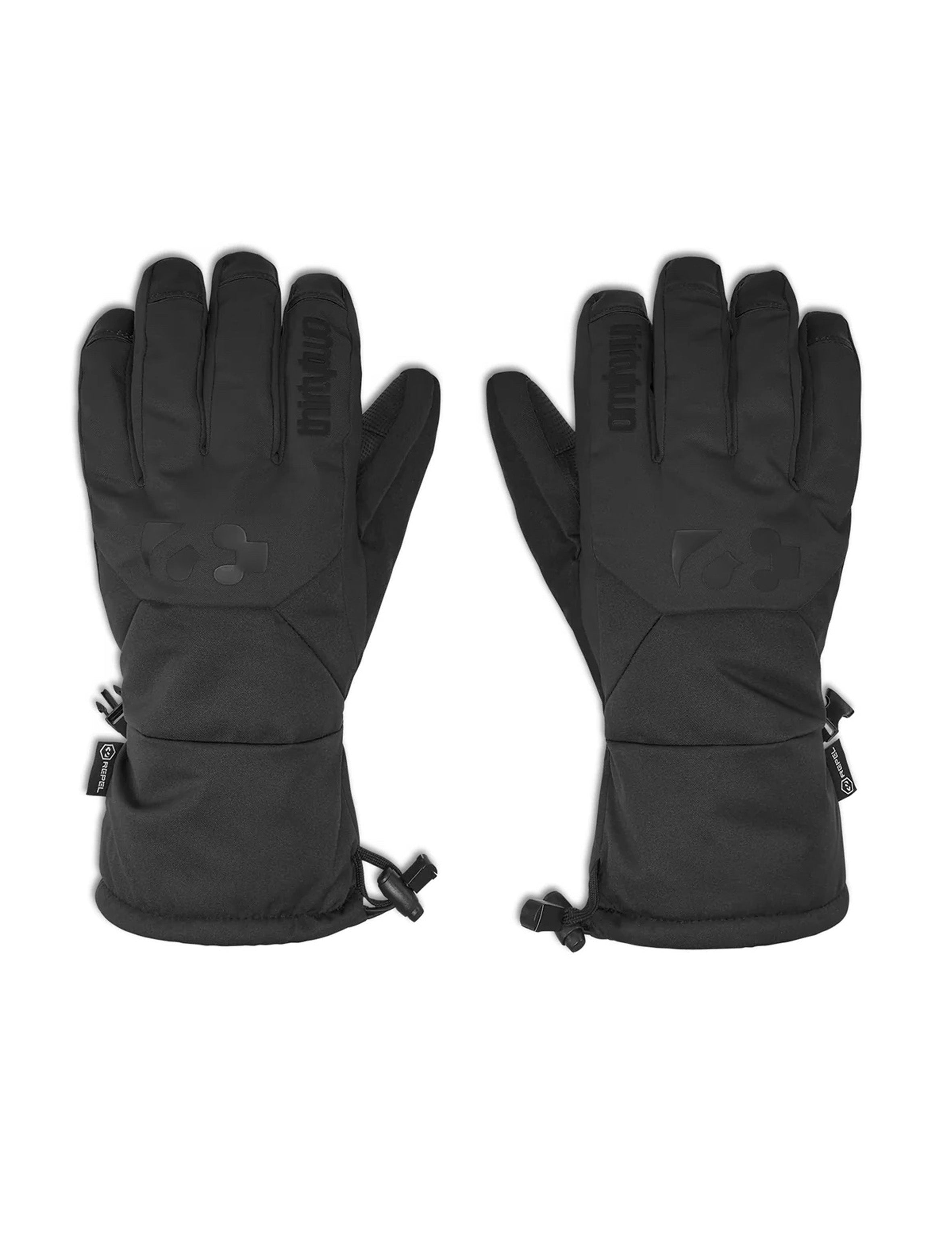 Snow Glove THIRTYTWO Lashed Glove- Black