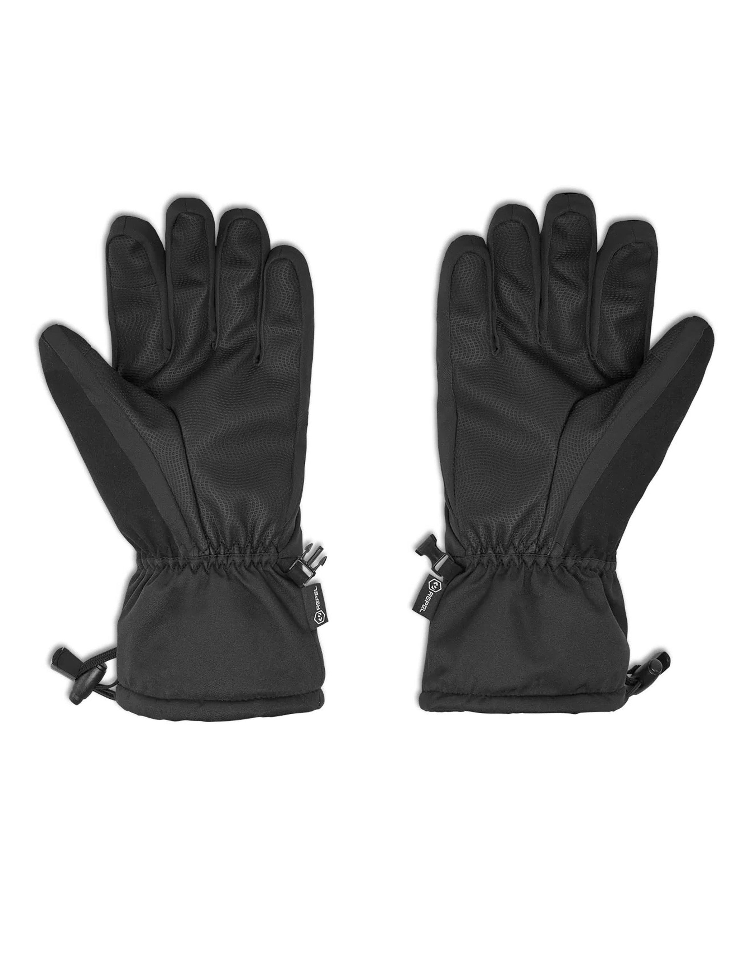 Snow Glove THIRTYTWO Lashed Glove- Black