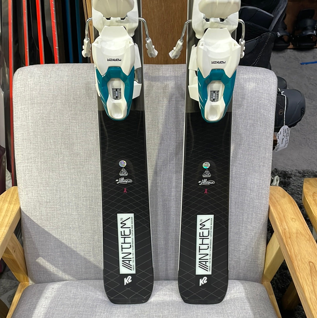 Skis K2 Anthem 76 156cm Skis & Marker Bindings Bundle