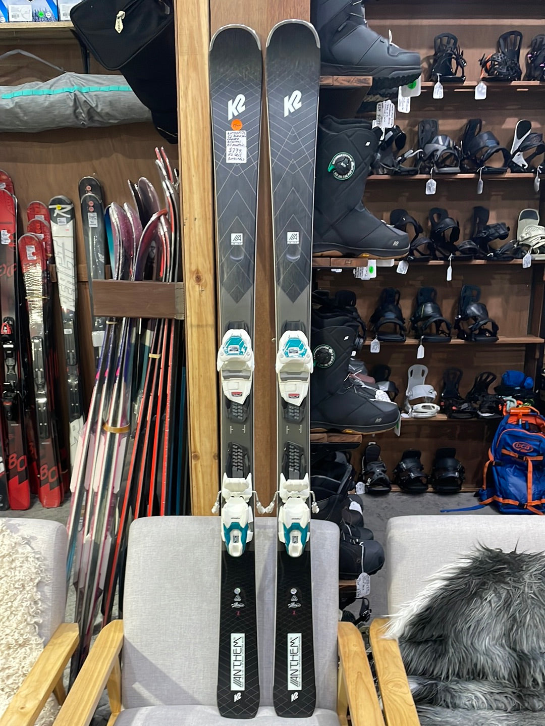 Skis K2 Anthem 76 156cm Skis & Marker Bindings Bundle