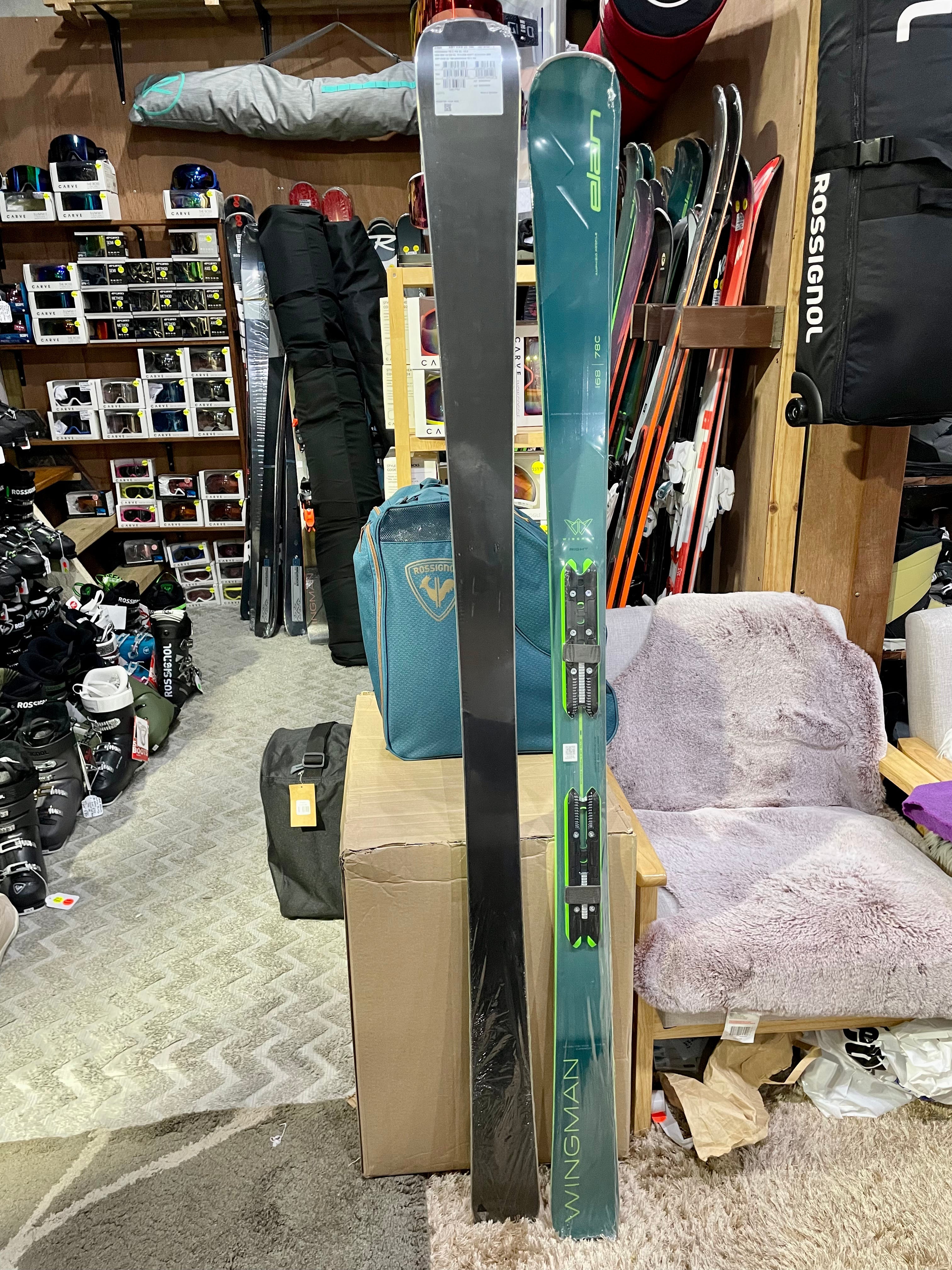 SKIS ELAN WINGMAN 78 C Skis & Bindings Bundle