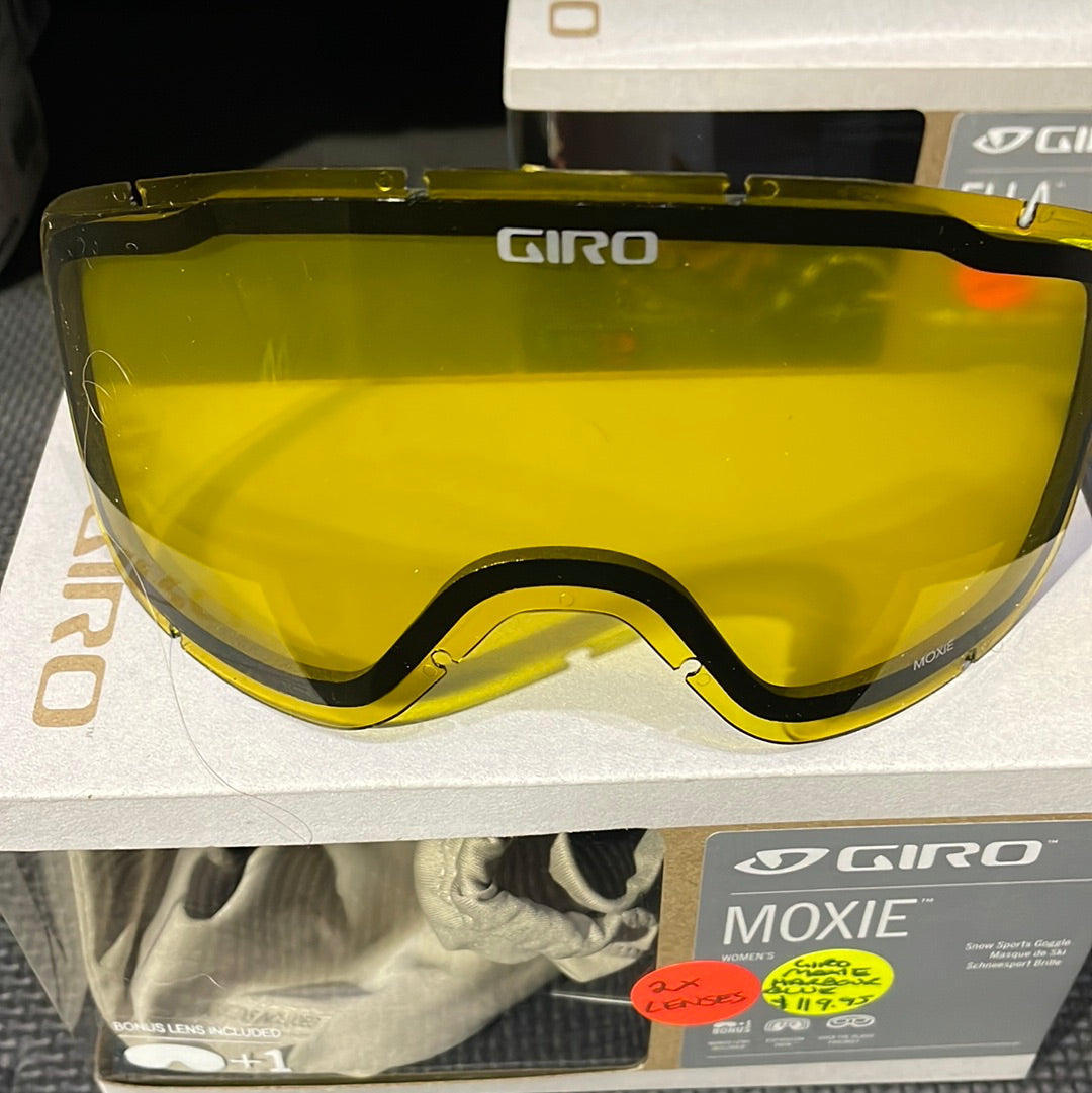 Snow Goggles MOXIE GIRO Stacked Peacock / Grey Cobalt + Yellow (2x lenses)