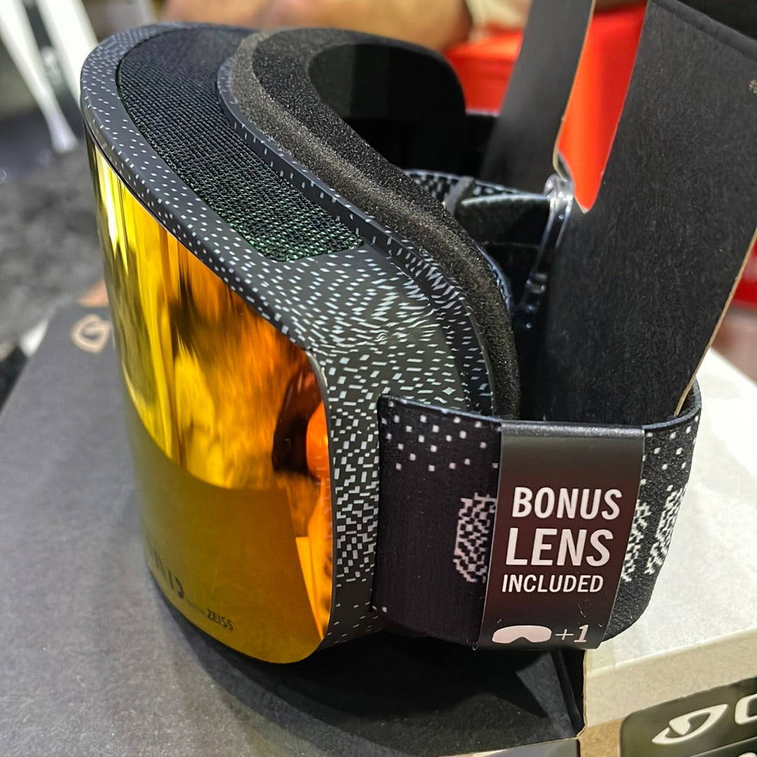 Snow Goggles AXIS GIRO Black White Bit Tone/ Vivid Amber + Infrared ( 2 x lenses)