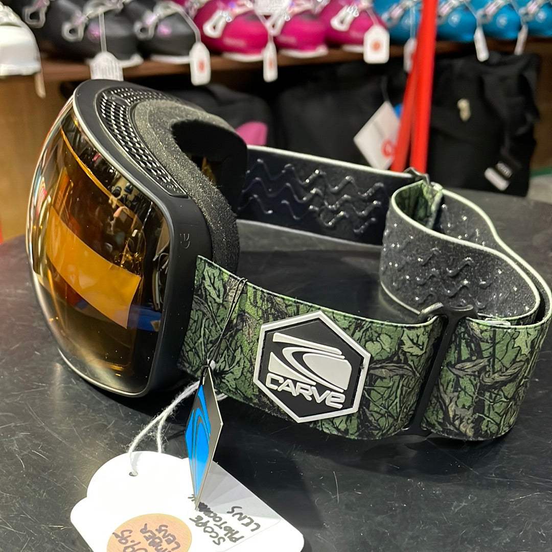 Snow Goggles CARVE SCOPE Low Light Photochromals Amber Lens
