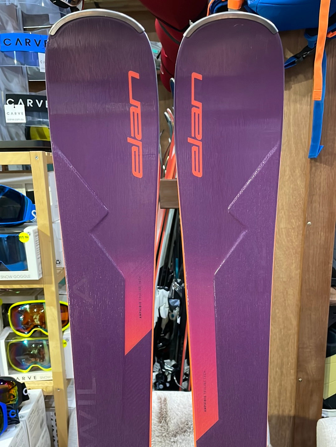 SKIS ELAN 164cm WILDCAT 82 C Skis & Bindings Bundle