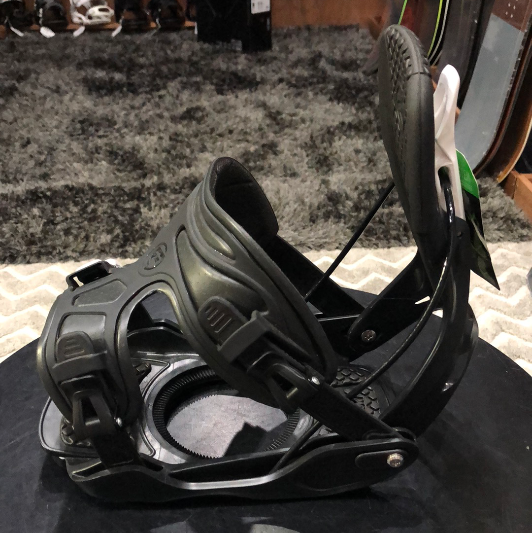 SNOWBOARD BINDINGS FLOW ALPHA EXO- FIT CHARCOAL OR BLACK - Alleydesigns Pty Ltd ABN: 44165571264
