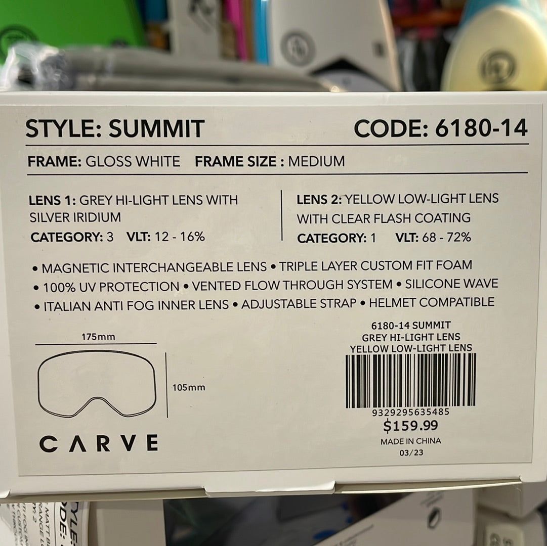 Snow Goggles Carve SUMMIT Violet, Grey -Med