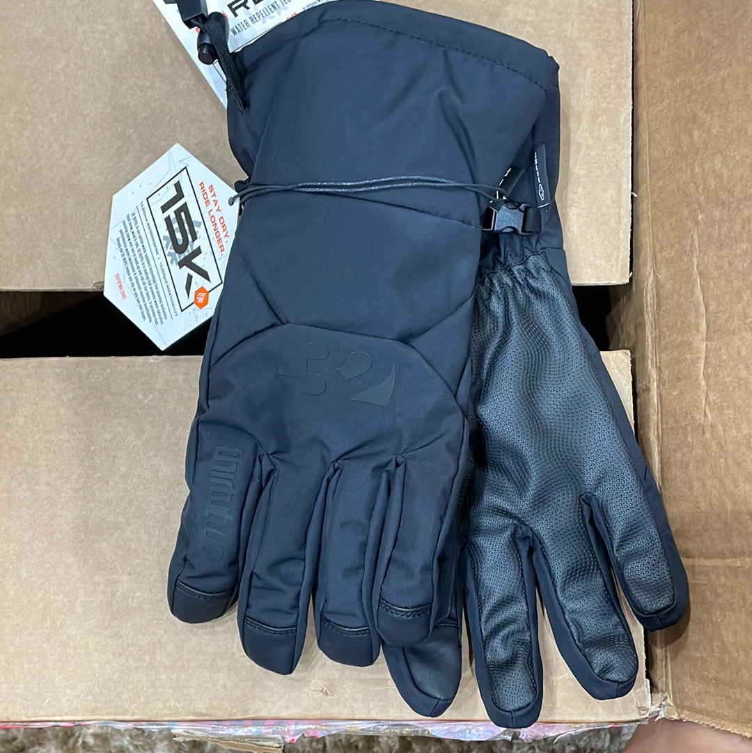 Snow Glove THIRTYTWO Lashed Glove- Black