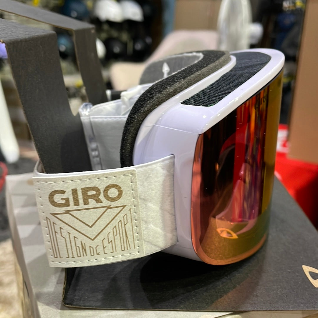 Snow Goggles ELLA GIRO White Limitless / Vivid Pink + Infrared ( 2 x lenses)