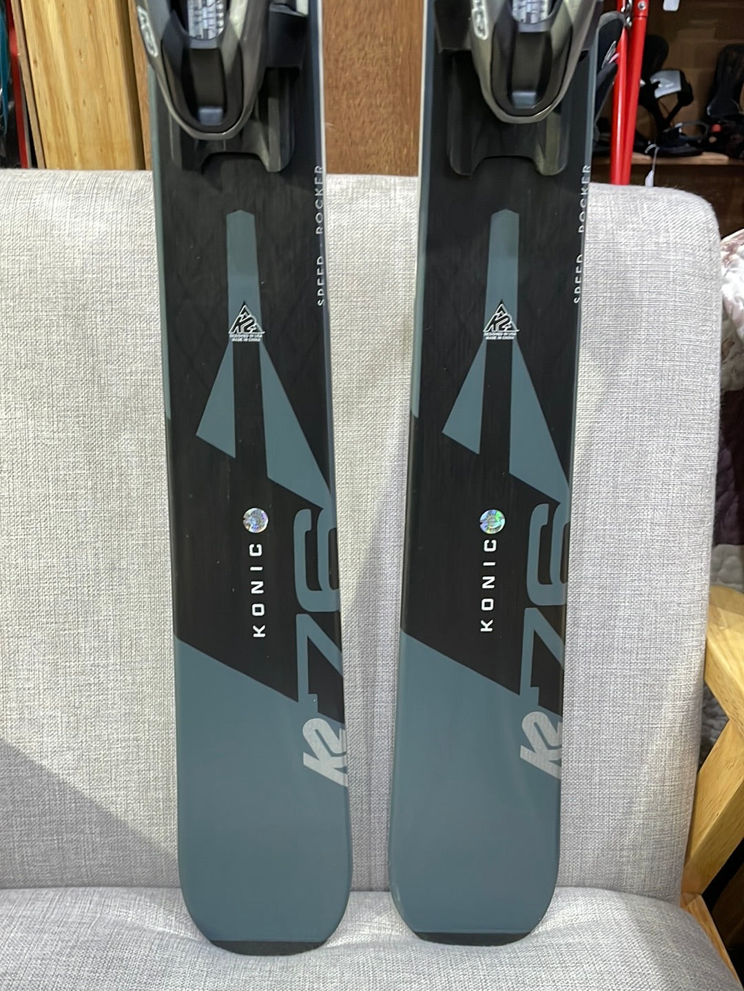Skis K2 Konic 76, 170cm Skis & Marker Bindings Bundle
