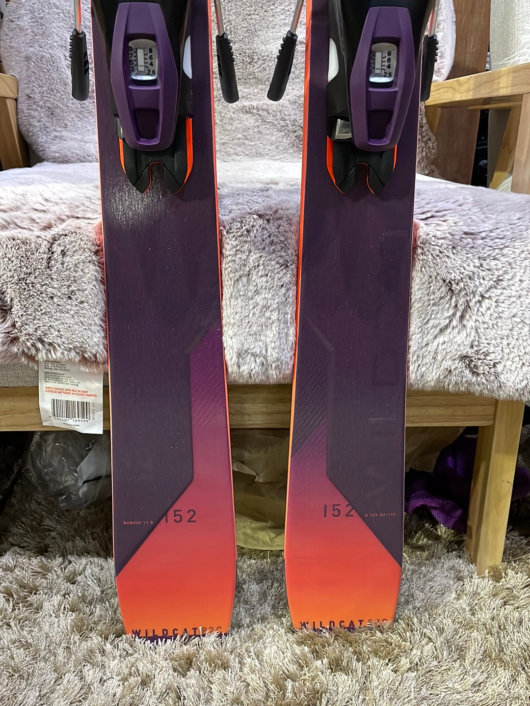 SKIS ELAN 164cm WILDCAT 82 C Skis & Bindings Bundle