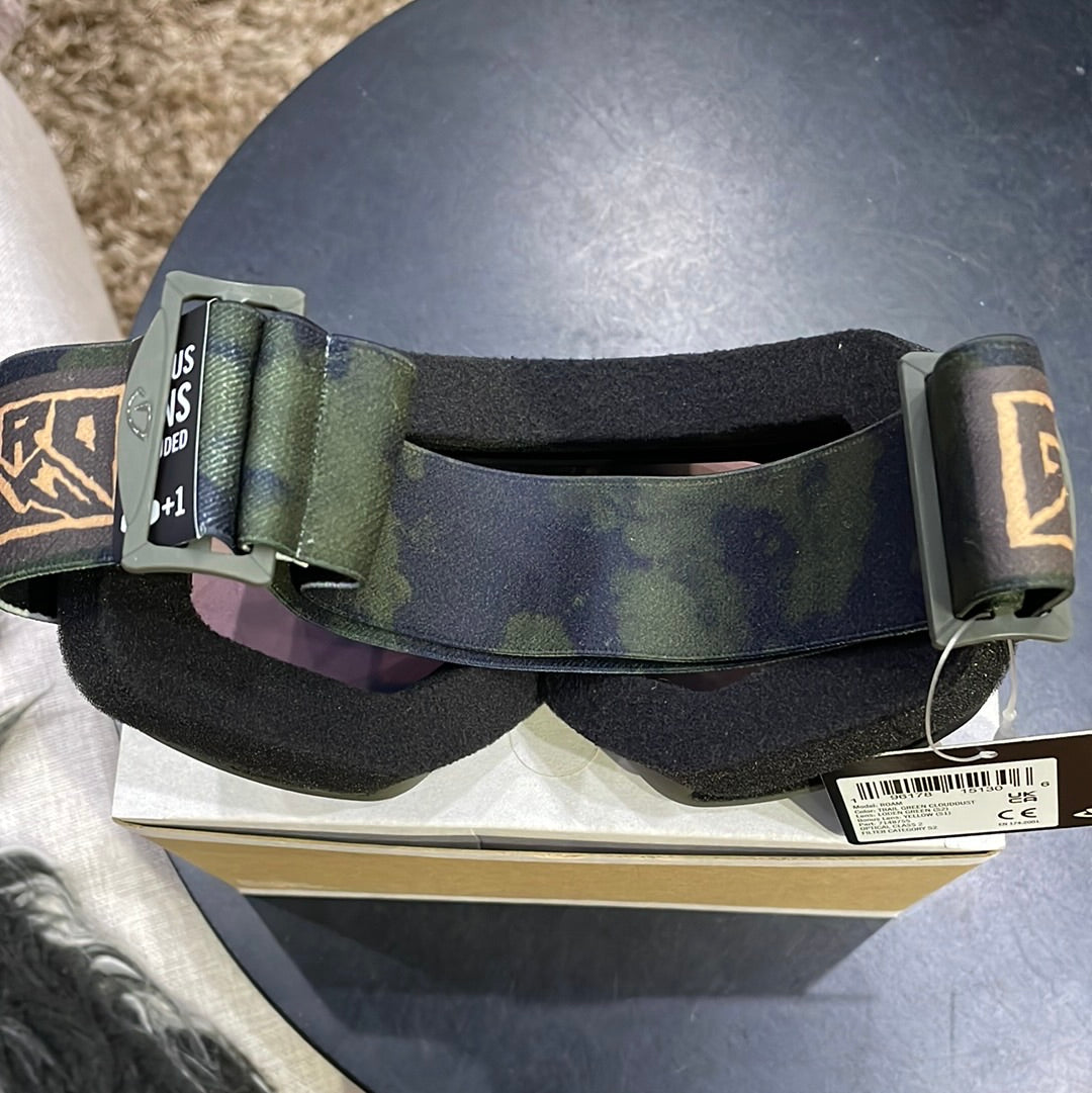 Snow Goggles ROAM GIRO Trail Green Cloud Dust / Loden Green + Yellow (2X LENSE)