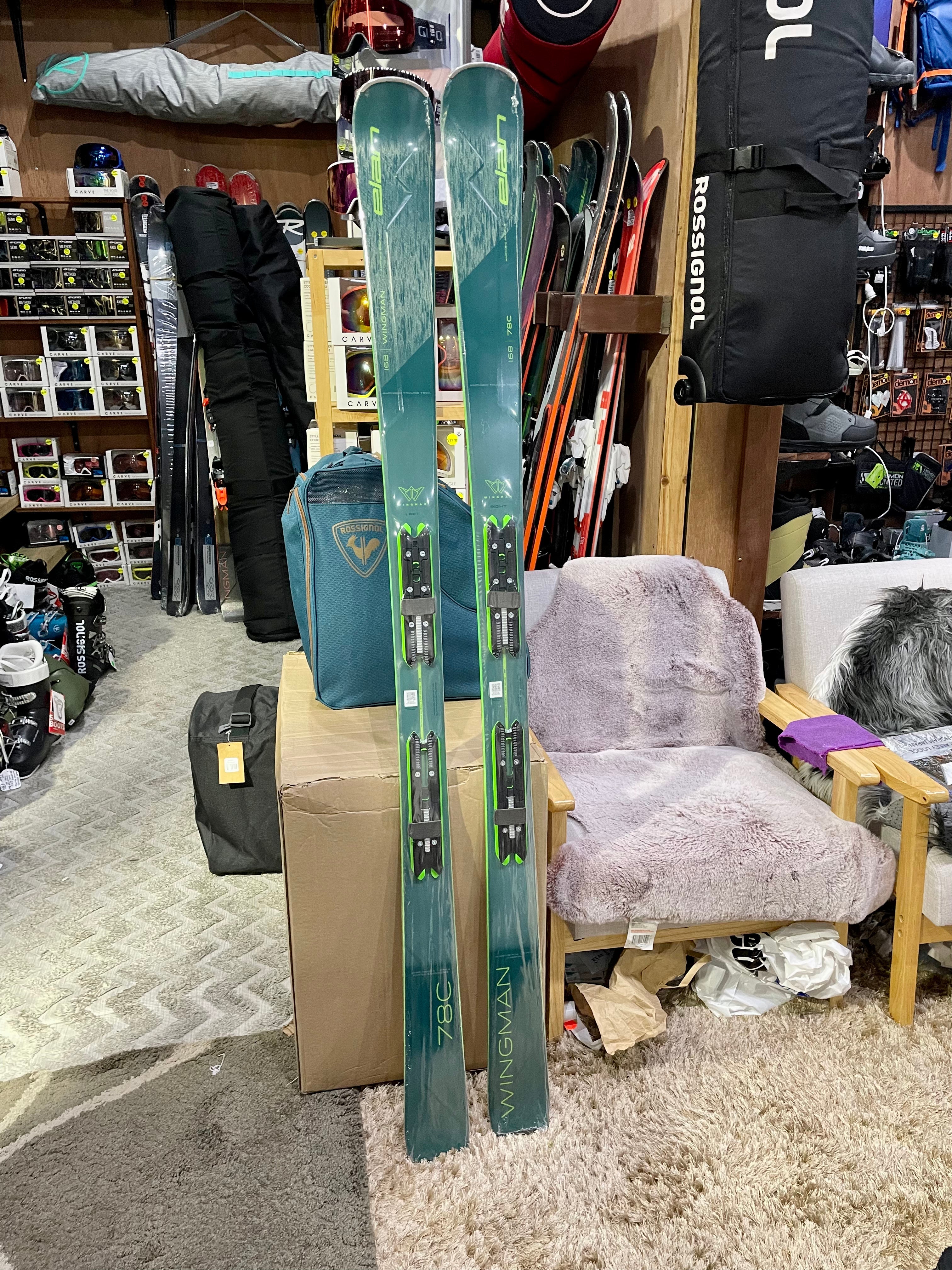 SKIS ELAN WINGMAN 78 C Skis & Bindings Bundle