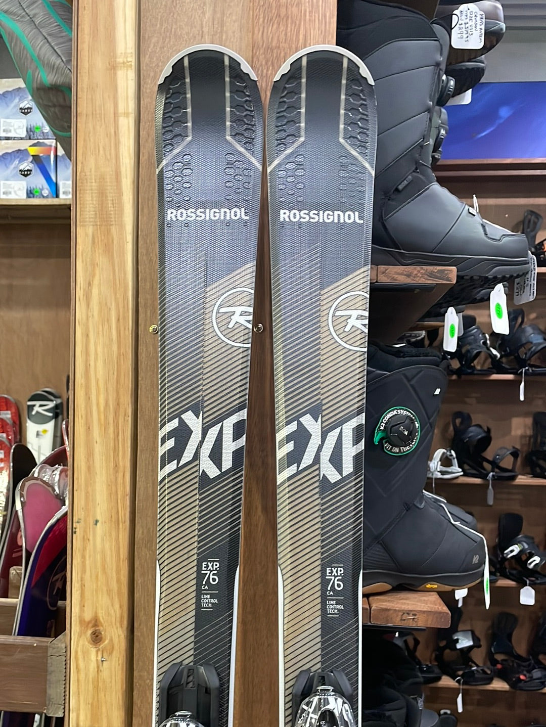 Skis Rossignol Experience 76CA All Mountain Skis & Bindings Bundle
