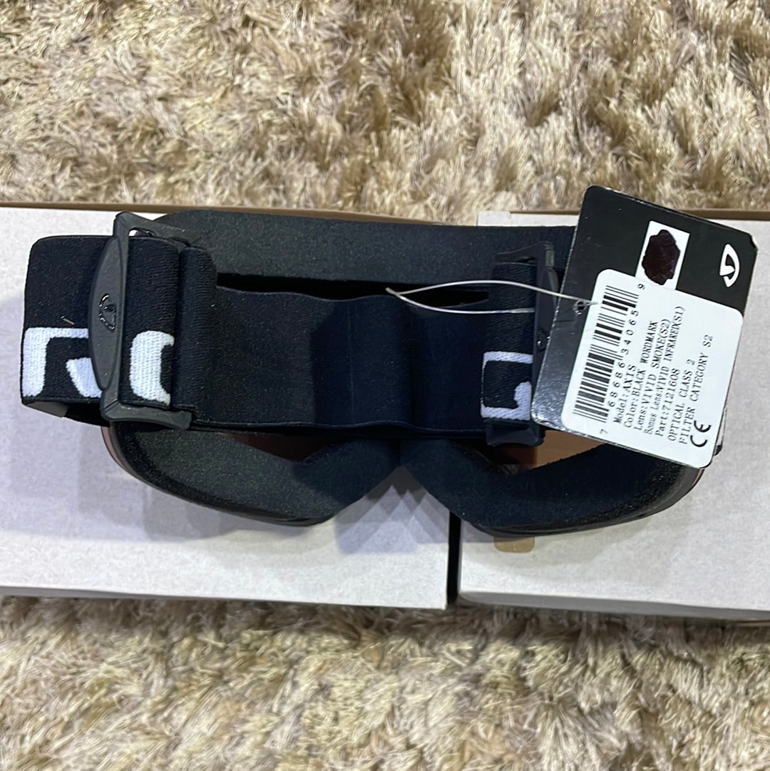 Snow Goggles AXIS GIRO Black Wordmark, Vivid Smoke/ Vivid Infrared ( 2 x lenses)