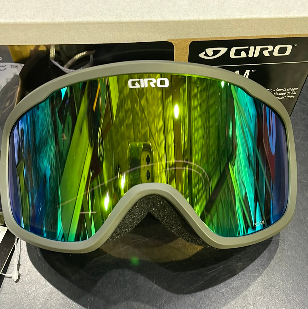 Snow Goggles ROAM GIRO Trail Green Cloud Dust / Loden Green + Yellow (2X LENSE)