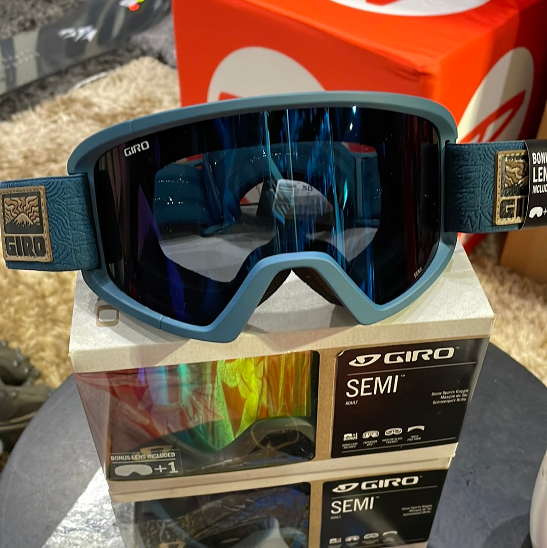 Snow Goggles SEMI GIRO Harbour Blue/ Grey Cobalt + Yellow