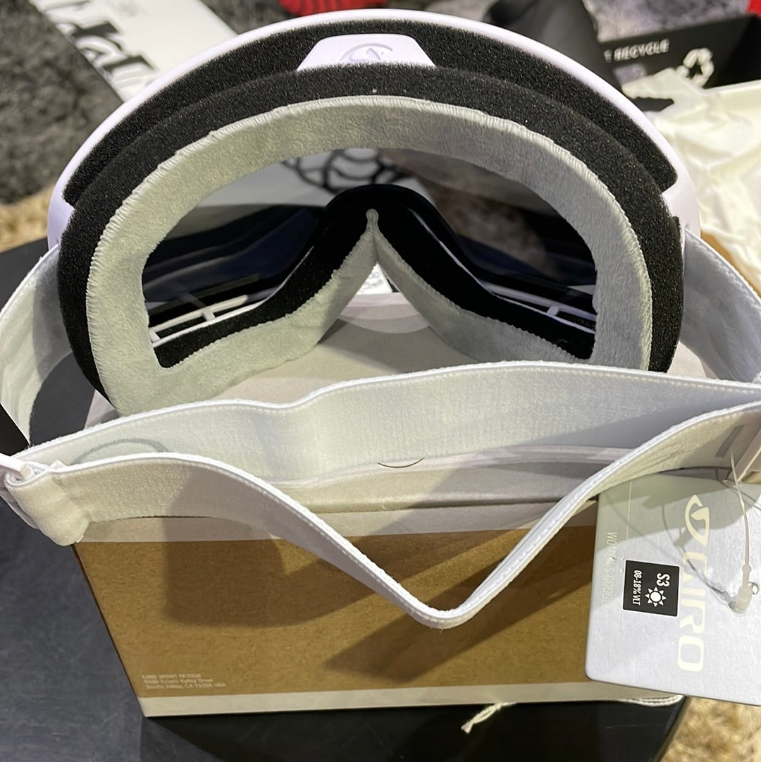 Snow Goggles MOXIE GIRO White / Grey Cobalt + Yellow (2X LENSE)