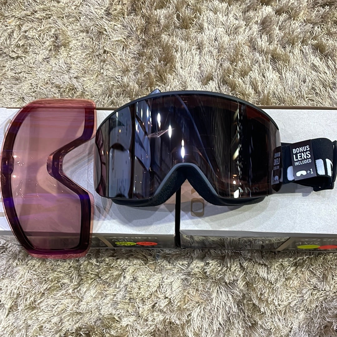 Snow Goggles AXIS GIRO Black Wordmark, Vivid Smoke/ Vivid Infrared ( 2 x lenses)