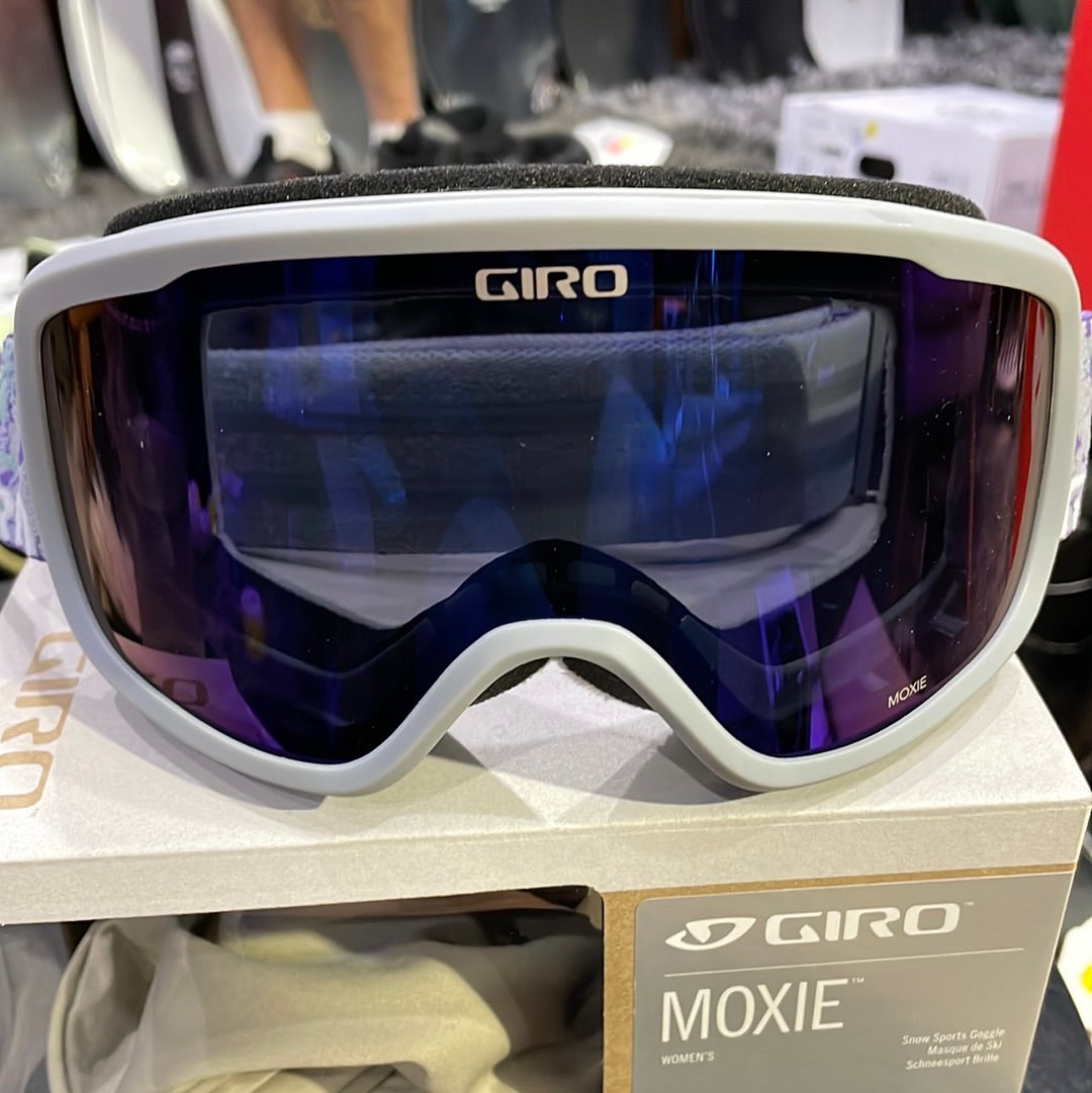 Snow Goggles MOXIE GIRO Grey Botanical / Ultra Black + Yellow (2X LENSE)