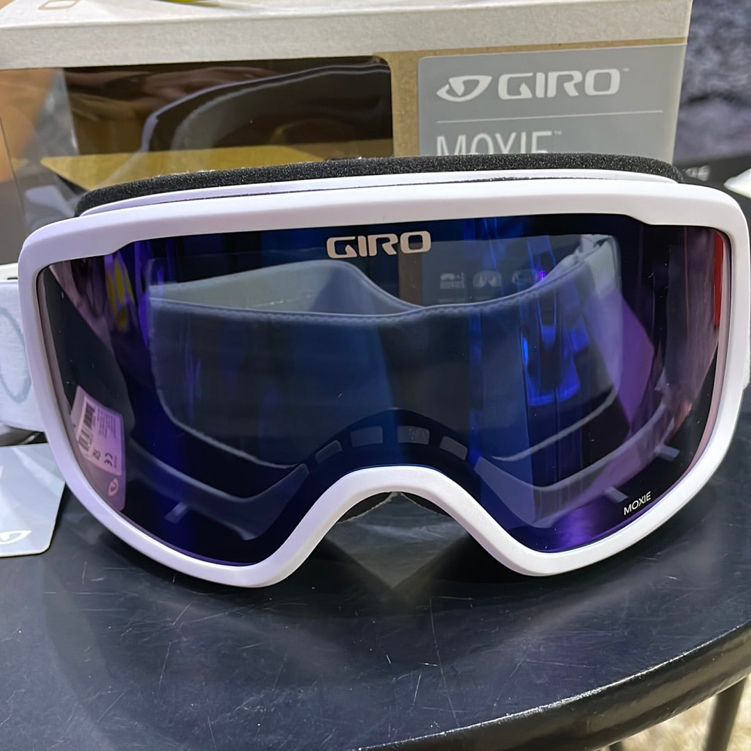 Snow Goggles MOXIE GIRO White / Grey Cobalt + Yellow (2X LENSE)