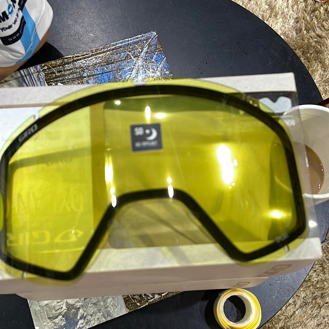 Snow Goggles DYLAN GIRO Black Grey Botanical / Amber Pink + Yellow
