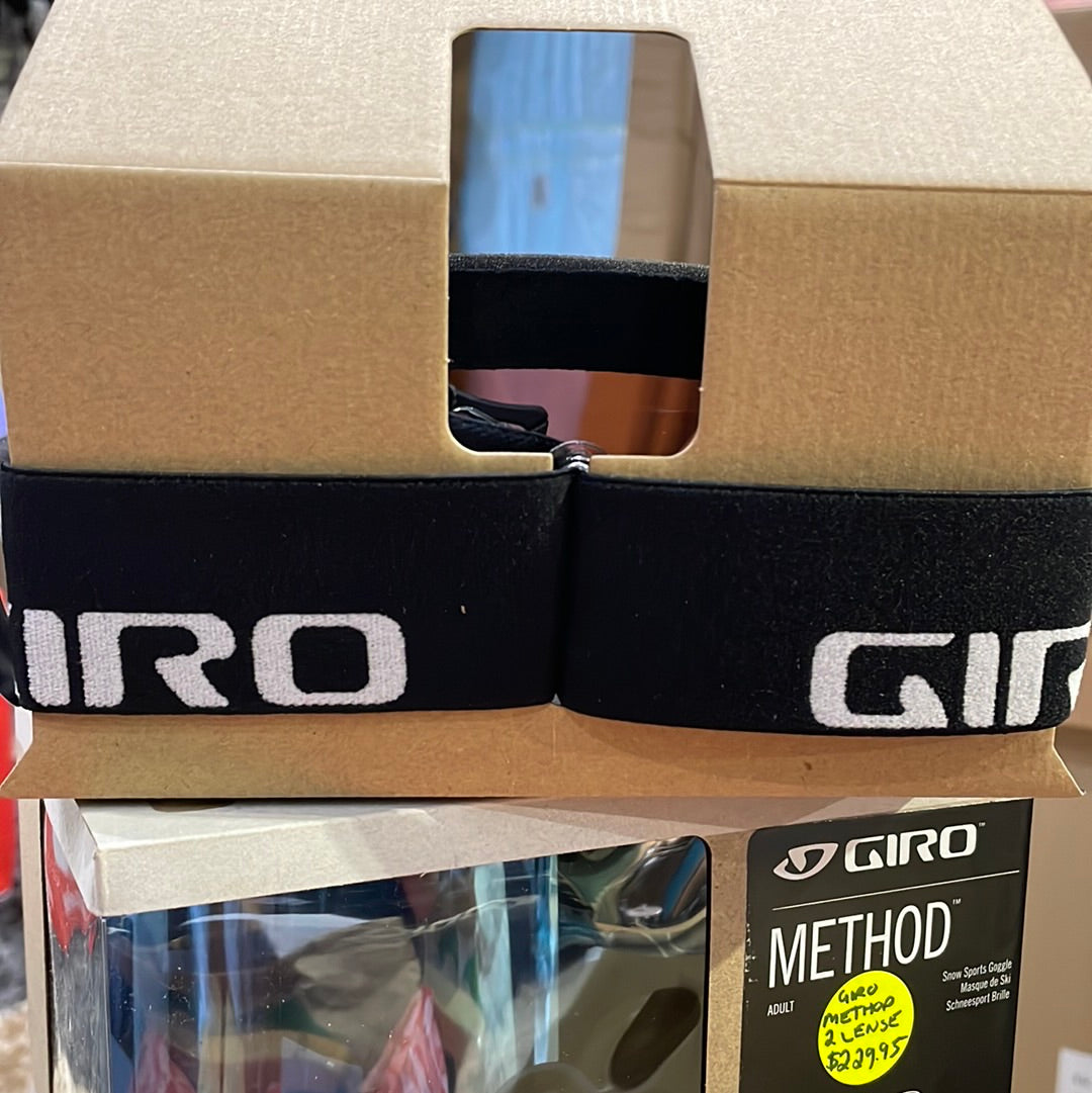 Snow Goggles METHOD GIRO Black Woodmark / Vivid Ember (2X LENSE)