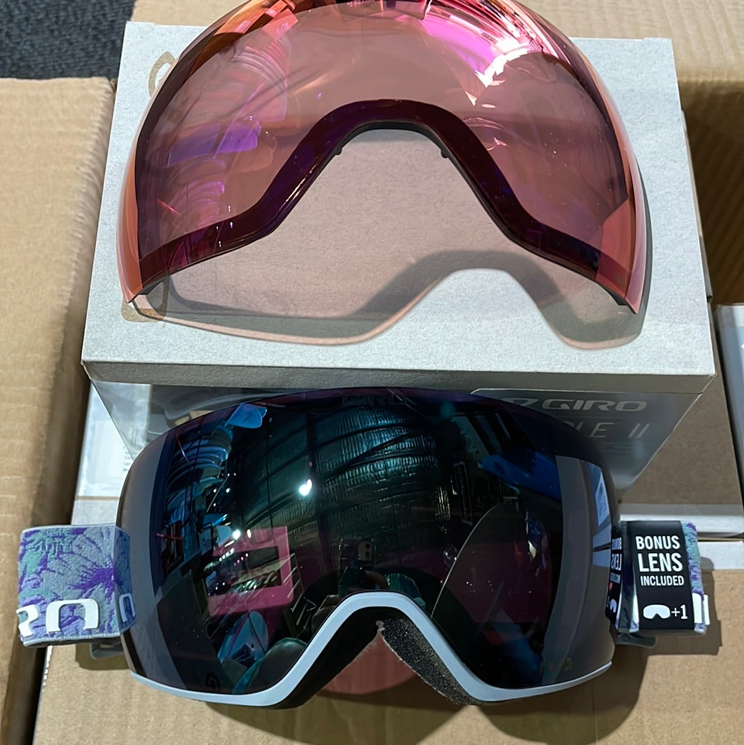 Snow Goggles ARTICLE II GIRO Grey Botanical / Vivid Haze + Infrared (2 X LENSE)