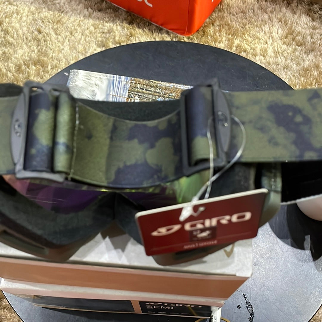 Snow Goggles SEMI GIRO Trail Green Cloud Dust / London Green + Yellow