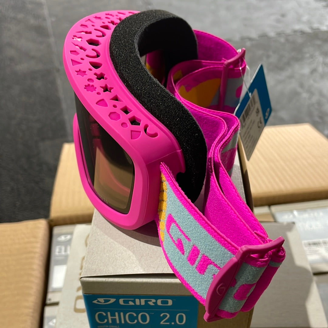 Snow Goggles CHICO 2 GIRO Pink Geo Camo Kids Goggles