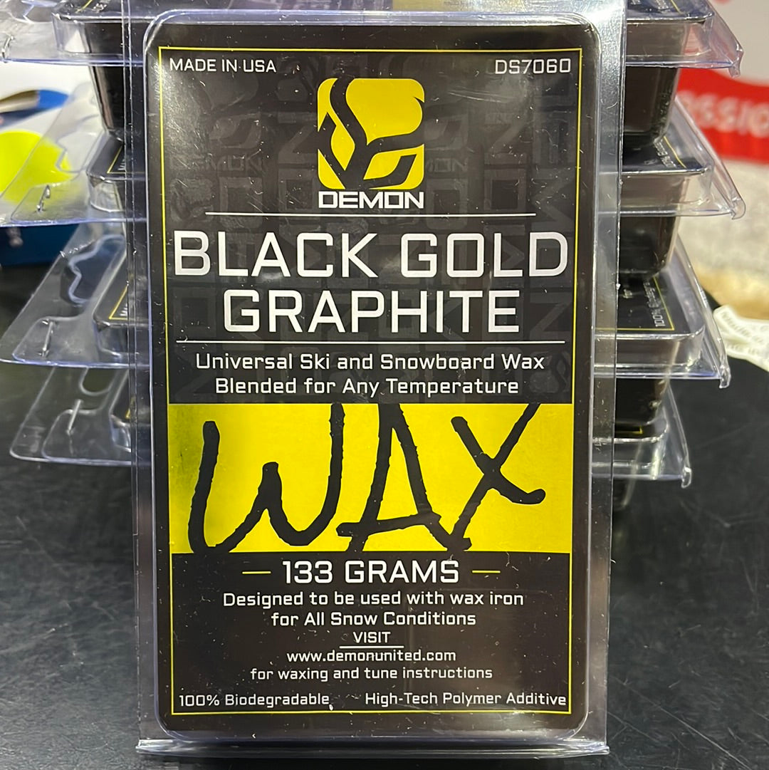 DEMON Snowboard & Ski Temp Black Gold Snowboard Wax