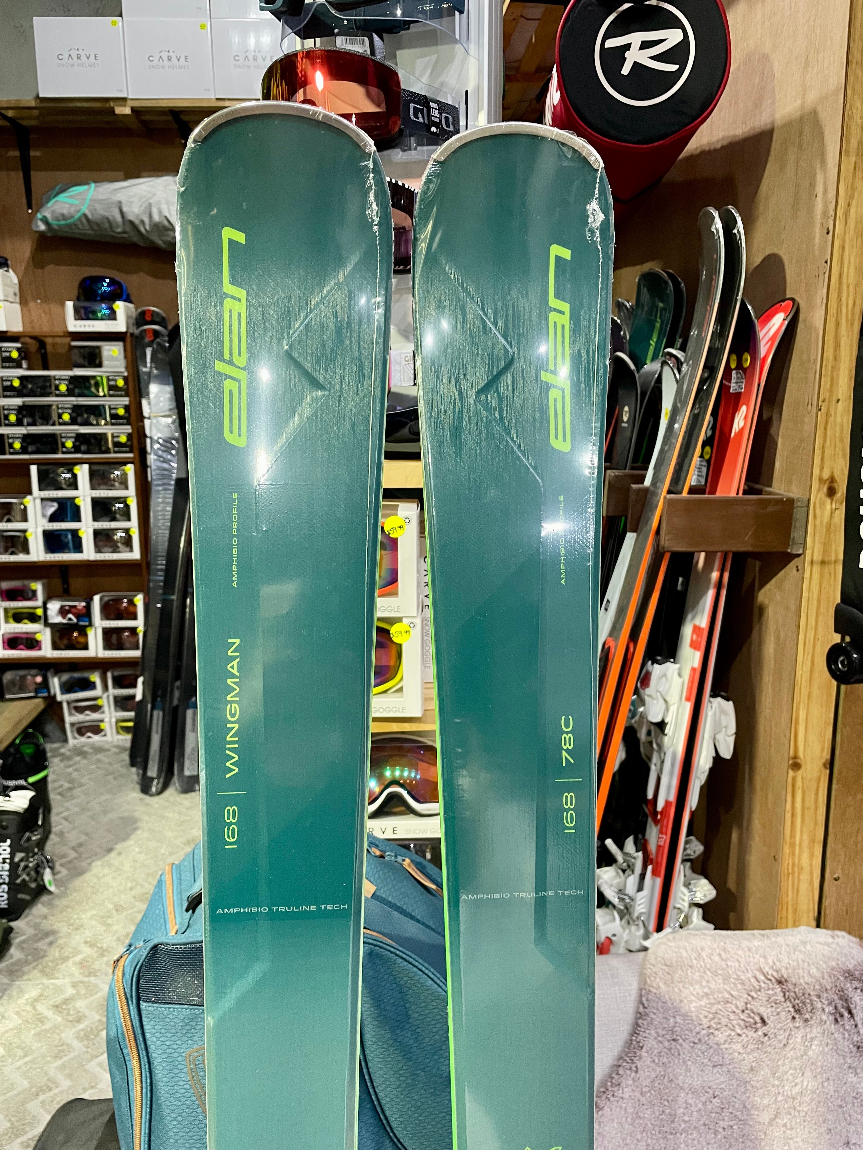 SKIS ELAN WINGMAN 78 C Skis & Bindings Bundle