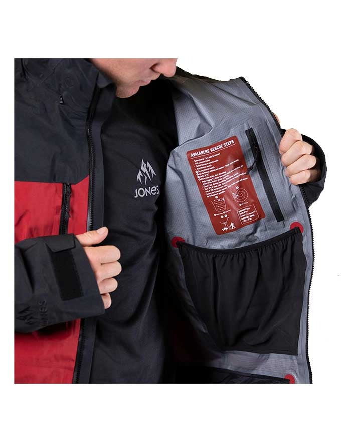 JONES Shralpinist 3L GORE-TEX Pro Snow Jacket - Safety Red