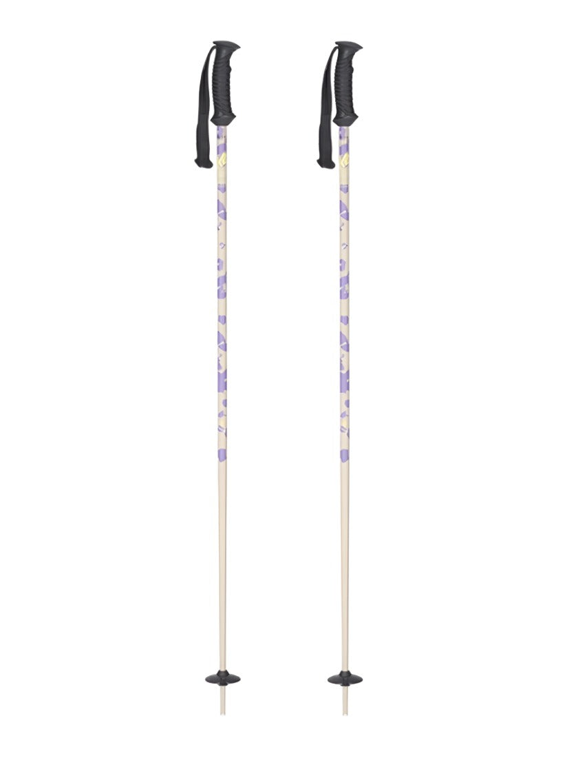Ski Poles K2 Style, Aluminum Ski Poles - Taupe