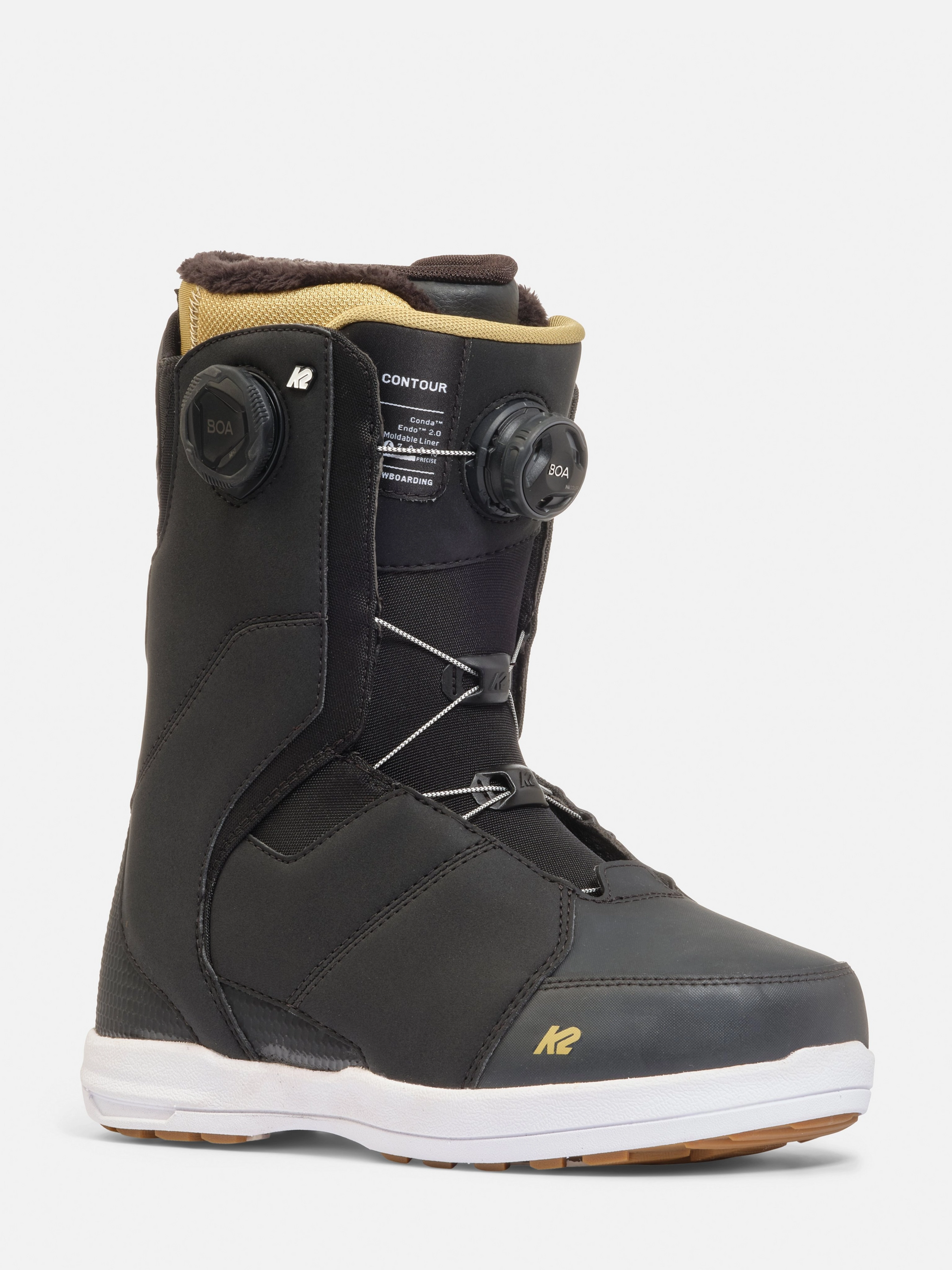 Snowboard Boots K2 CONTOUR Double Boa, Womens -Black 2025