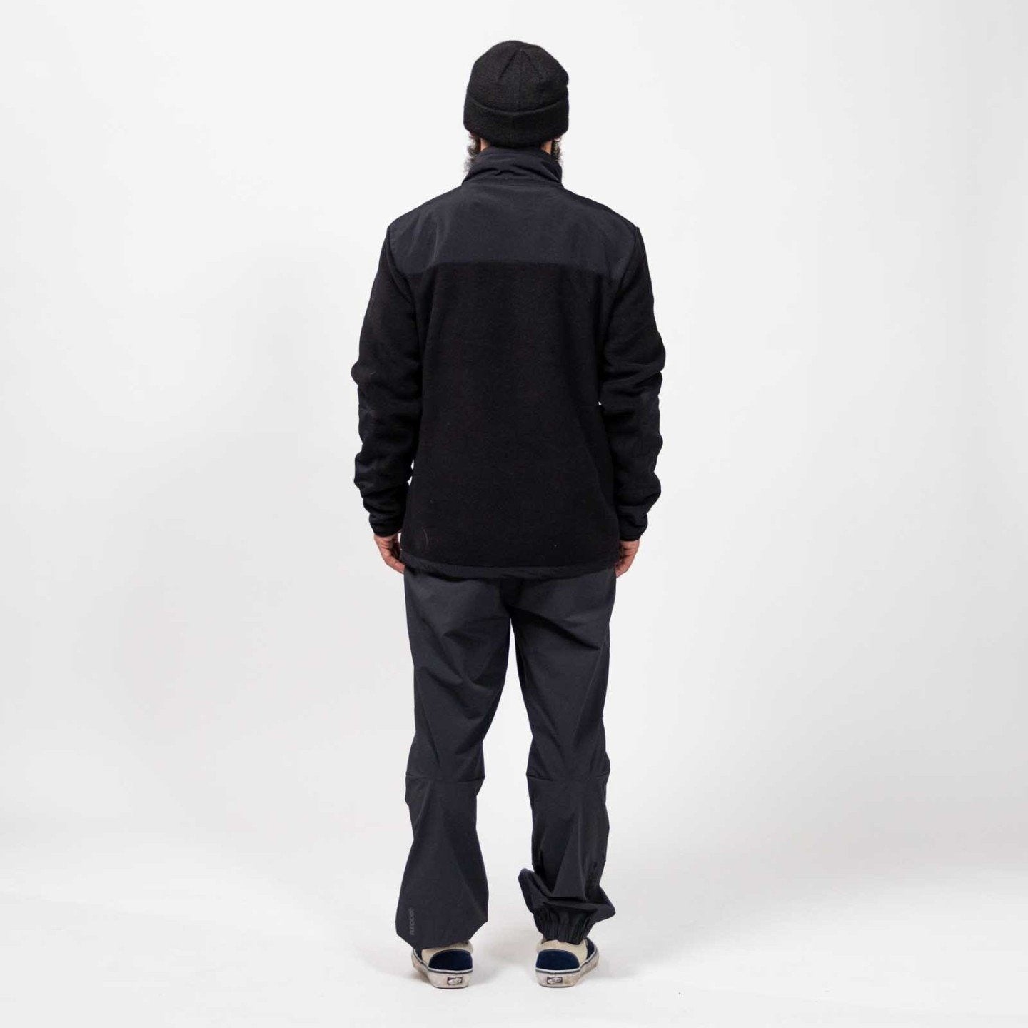 JONES Men's Base Camp Recycled Fleece Jacket- Stealth Black