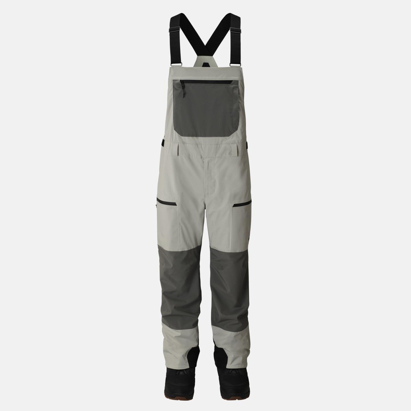 Snow Bib JONES Mountain Surf Bib, Mens- Grey Smoke
