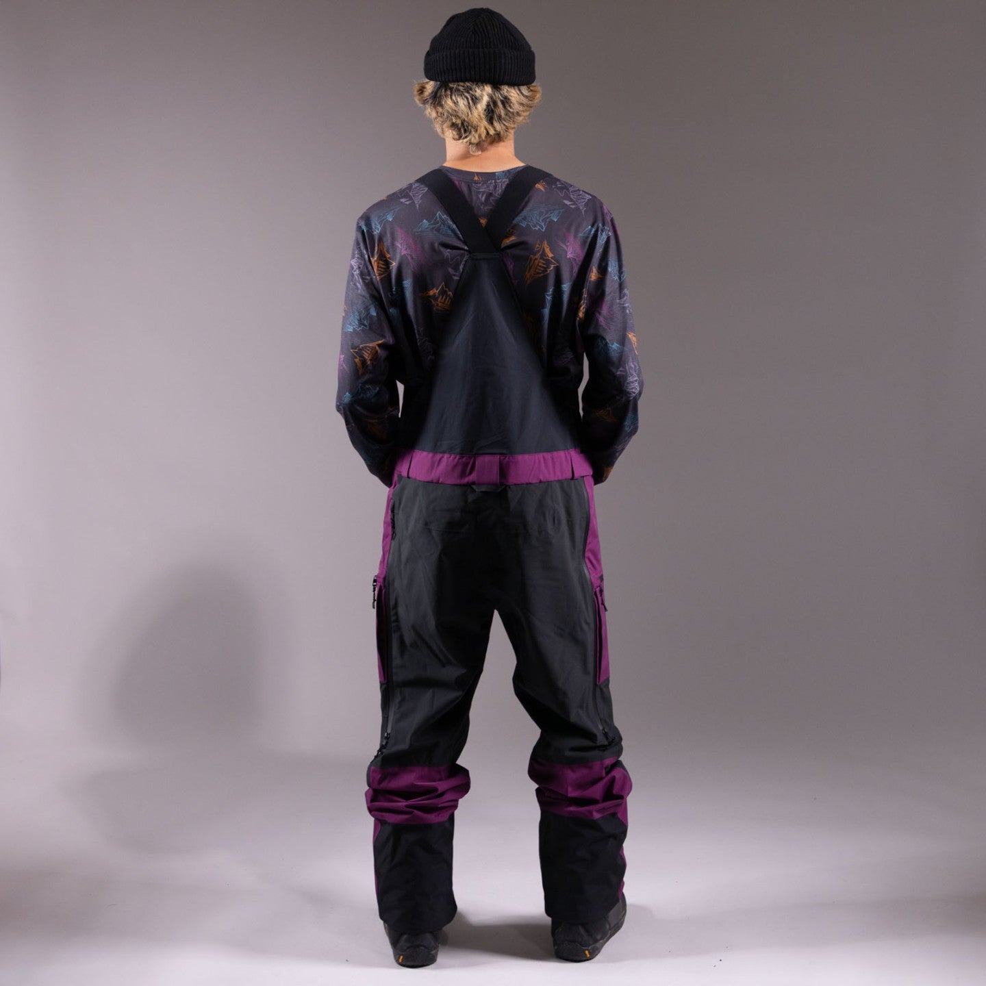 Snow Bib JONES Mountain Surf Bib, Mens- Deep Purple- 2025