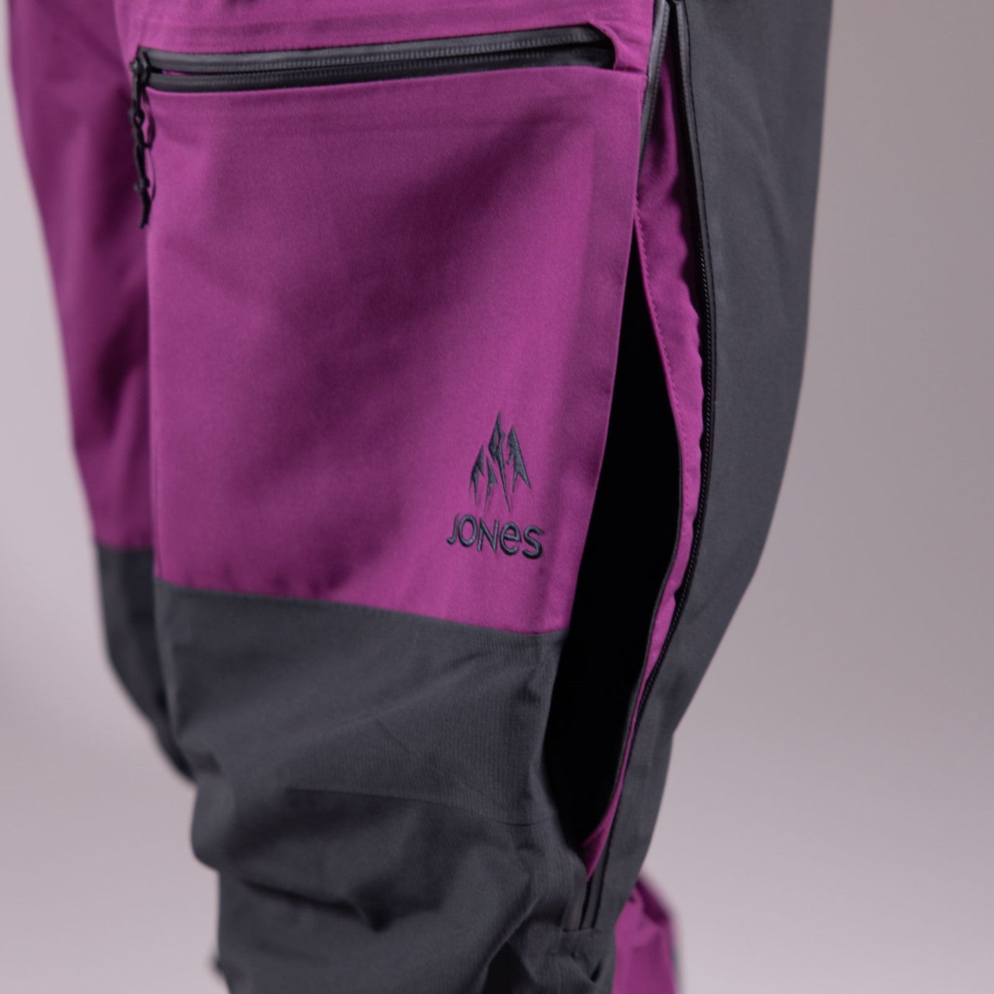 Snow Bib JONES Mountain Surf Bib, Mens- Deep Purple- 2025