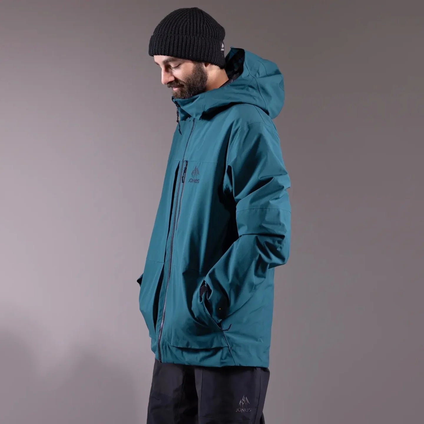 Snow Jacket JONES Mountain Surf Insulated Jacket- Mens, Pacific Teal 2025