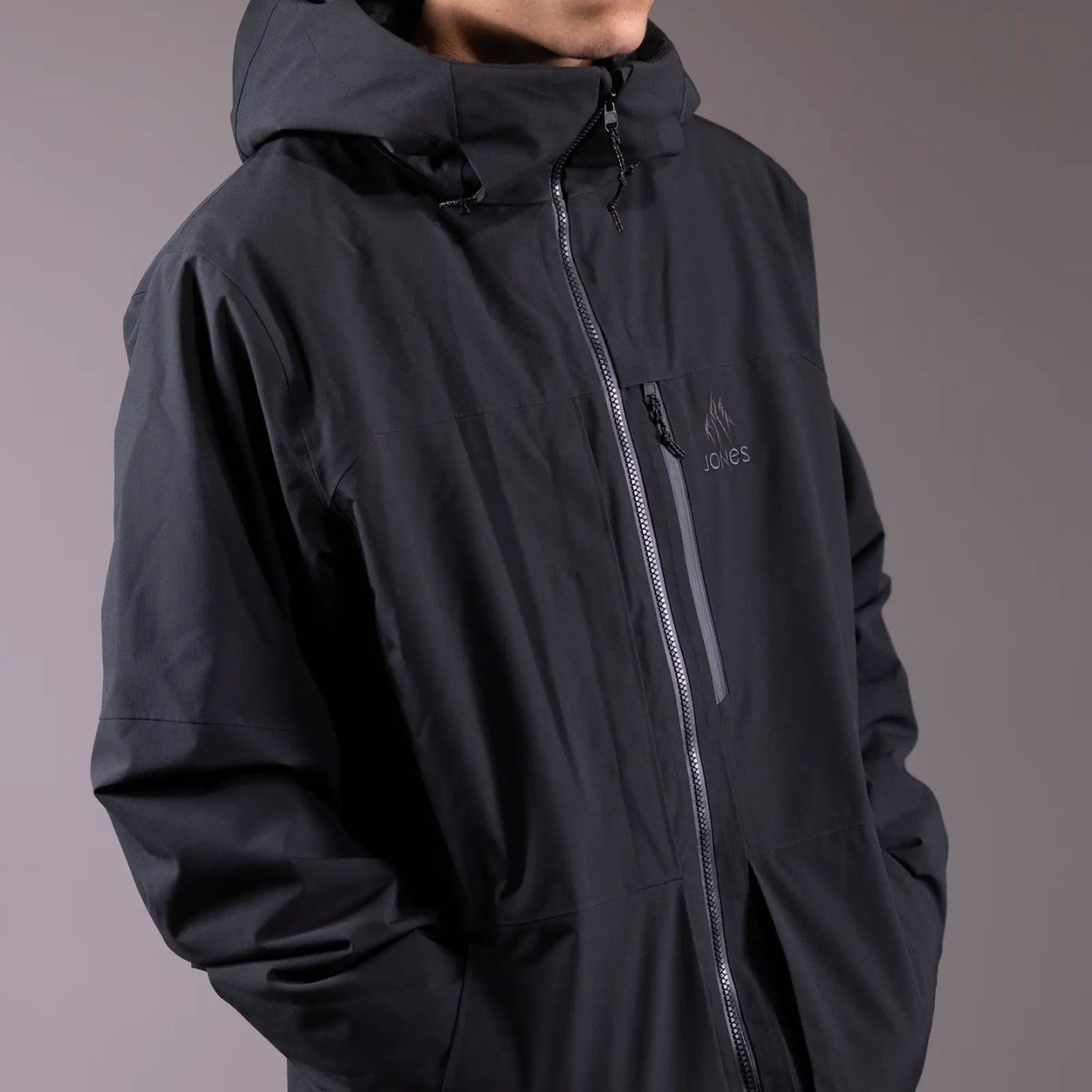 Snow Jacket JONES Mountain Surf Insulated Jacket- Mens, Black 2025