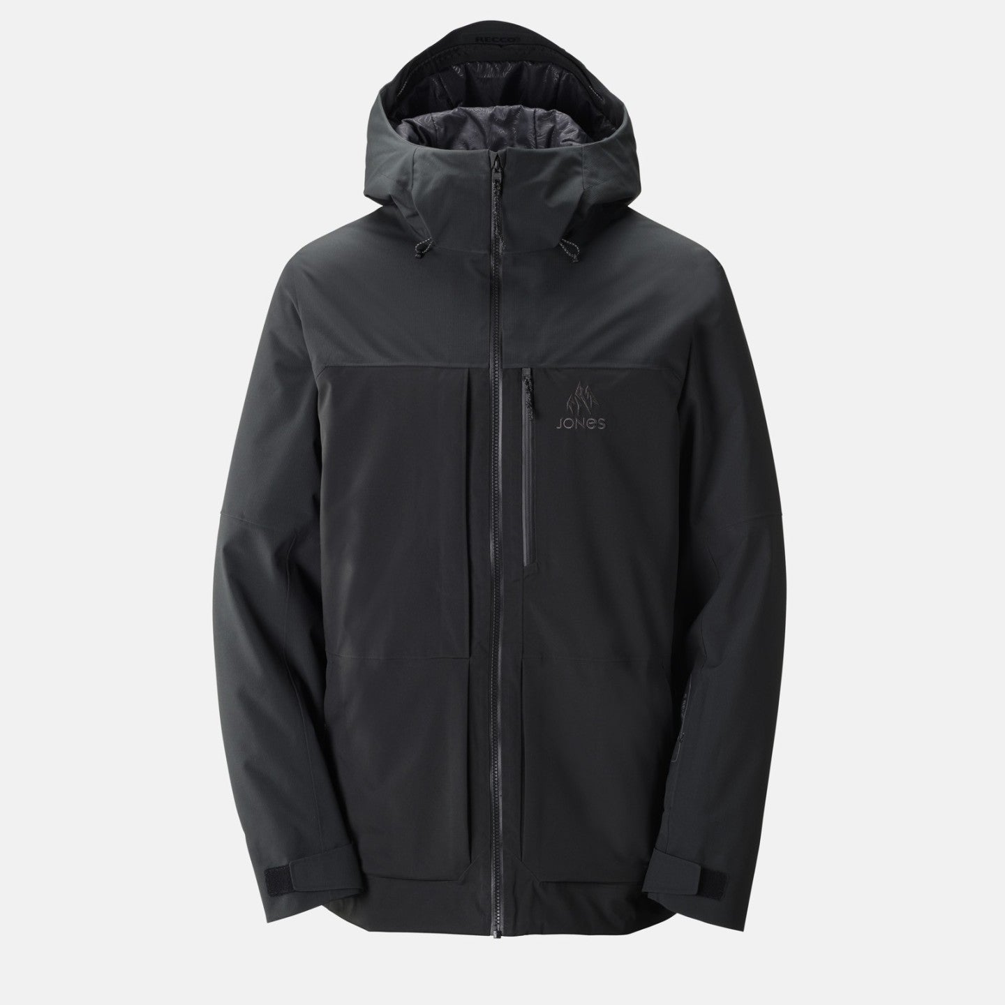 Snow Jacket JONES Mountain Surf Insulated Jacket- Mens, Black 2025