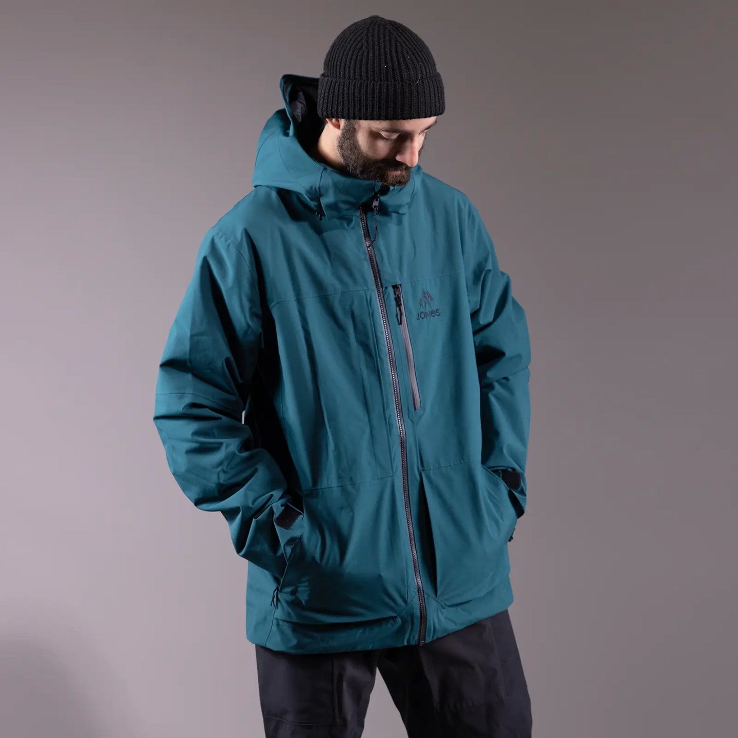 Snow Jacket JONES Mountain Surf Insulated Jacket- Mens, Pacific Teal 2025