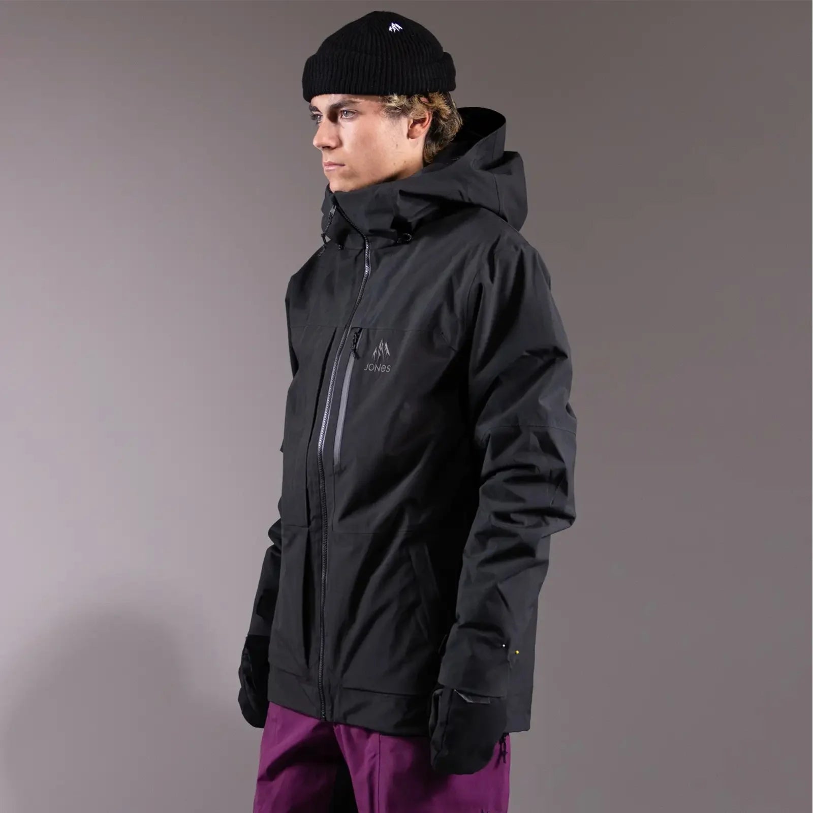 Snow Jacket JONES Mountain Surf Insulated Jacket- Mens, Black 2025