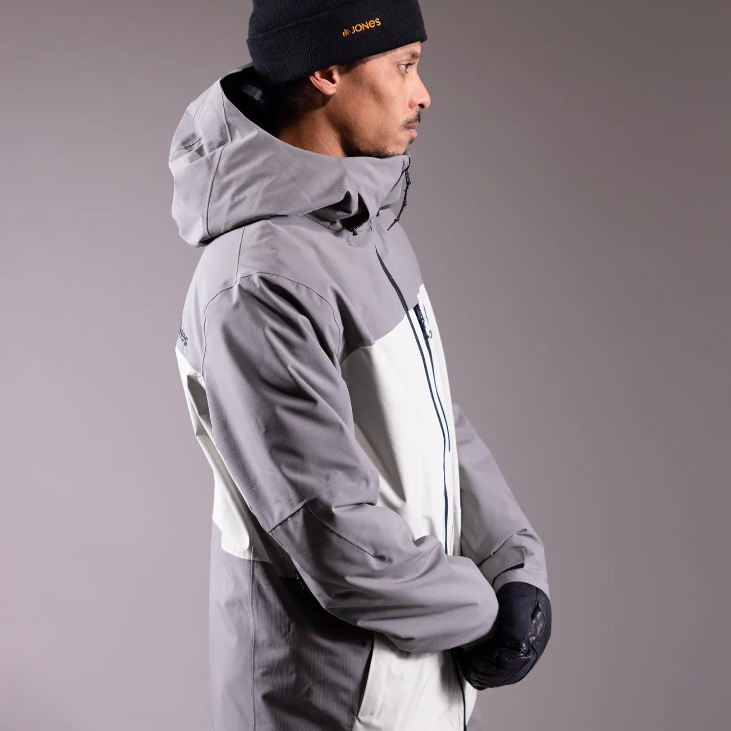 Snow Jacket JONES Mountain Surf Insulated Jacket- Mens, Smoke Grey 2025