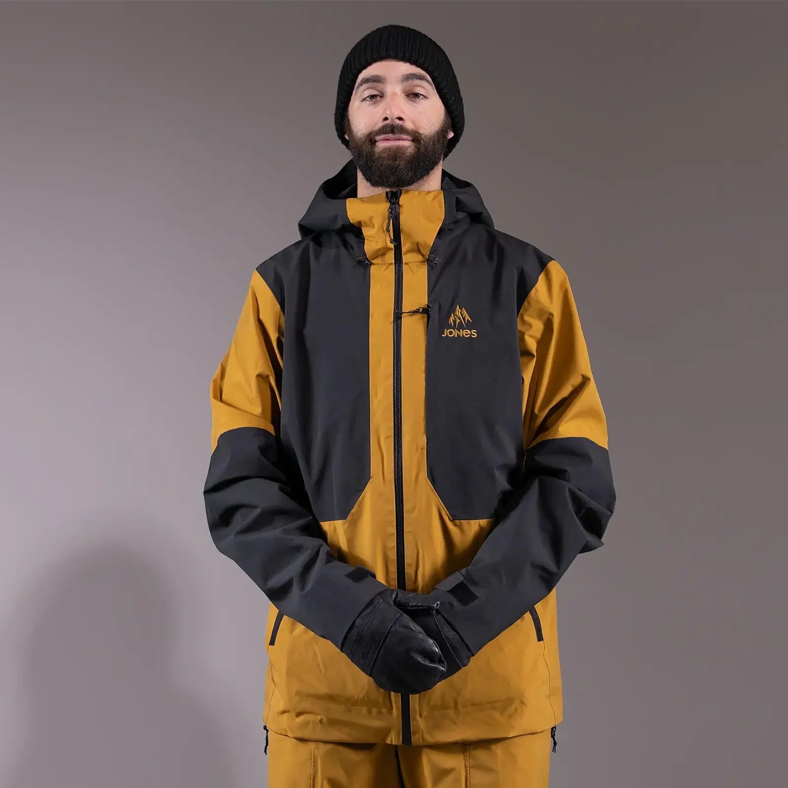 Snow Jacket JONES Mountain Surf Shell Jacket- Mens, Brown 2025