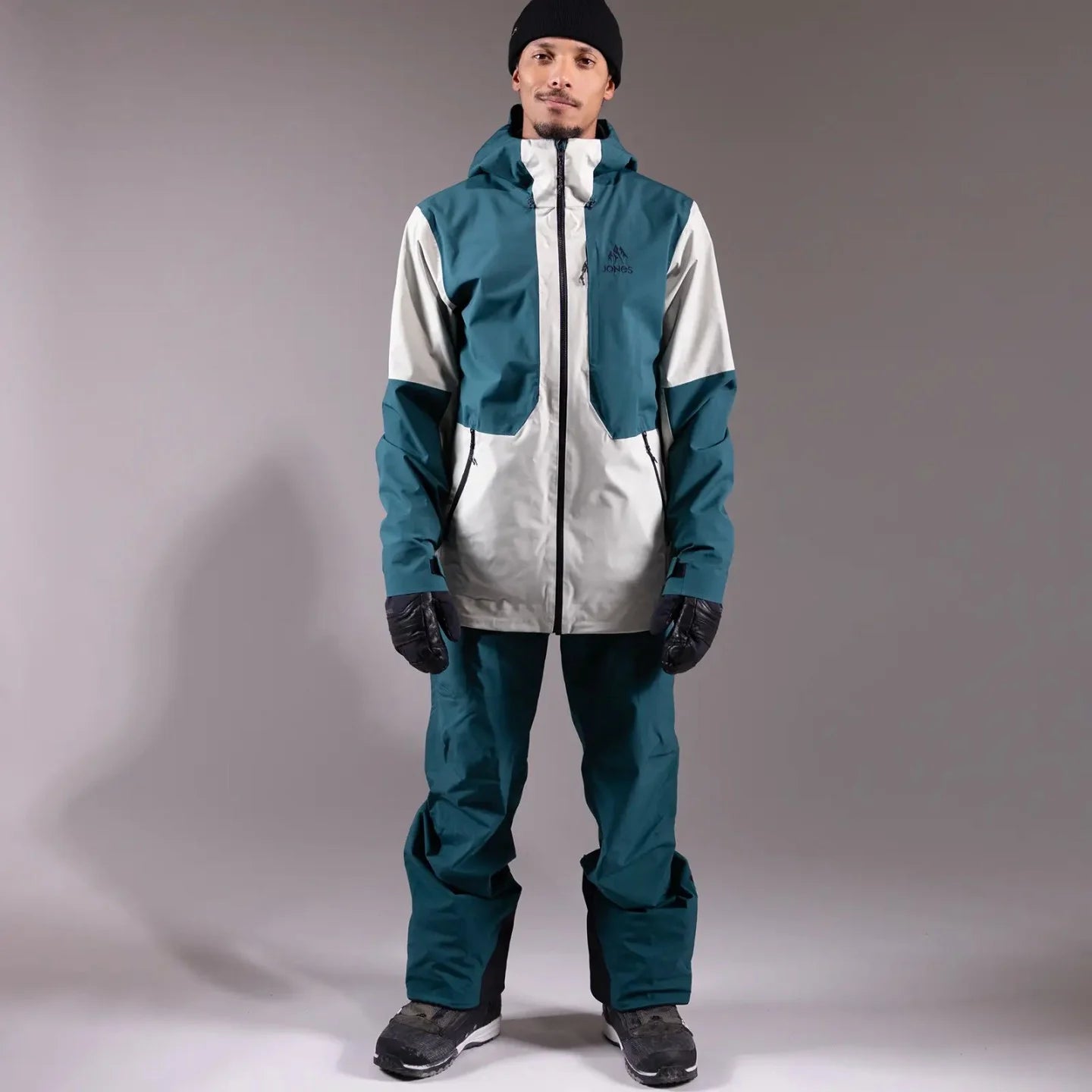 Snow Jacket JONES Mountain Surf Shell Jacket- Mens, Grey 2025